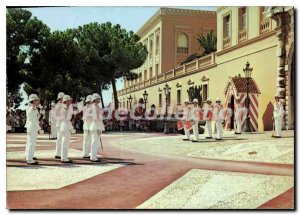 Modern Postcard Monaco The Prince's Palace Releve Of The Guard