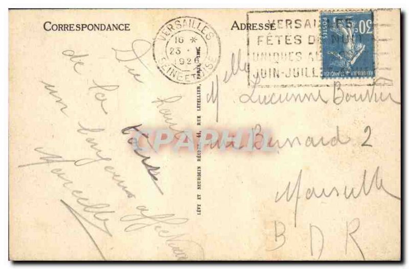 Old Postcard Paris Eiffel Tower