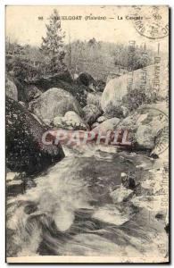 Old Postcard Huelgoat La Cascade