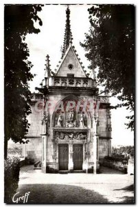 Old Postcard Touraine Amboise La Chapelle Saint Hubert