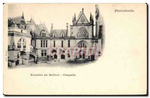 Postcard Pierrefonds Old Belfry Chapel Staircase
