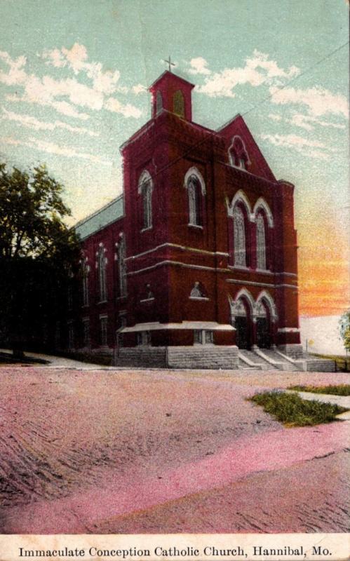 Missouri Hannibal Immaculate Conception Catholic Church 1910