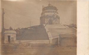 E79/ Canton Ohio RPPC Postcard Stark Co McKinley Monument Construction 9