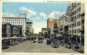 Saginaw Street in Flint, Michigan