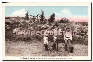 Old Postcard Camp du Larzac Exercise of the machine gun for shooting against ...