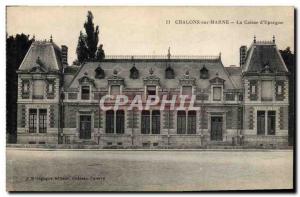 Old Postcard Chalons sur Marne Bank Caisse d & # 39Epargne