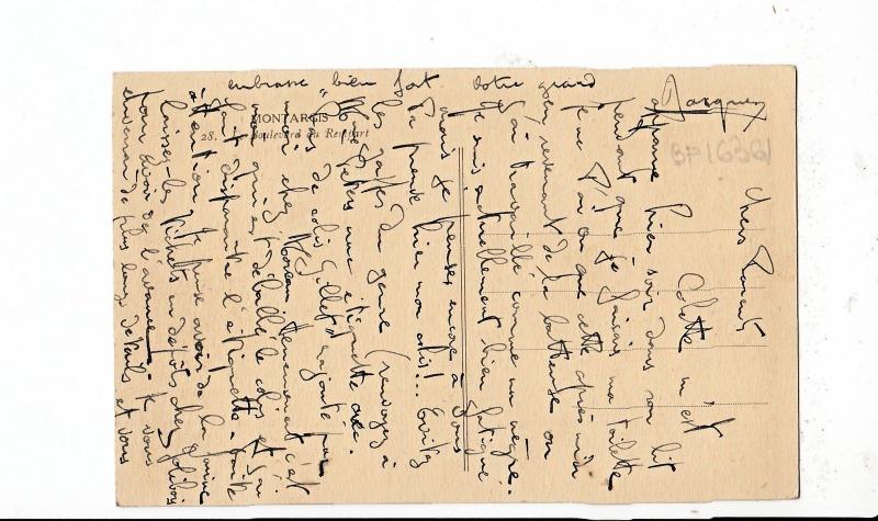 BF16361 montargis le boulevard du reinpart france front/back image