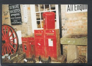 Berkshire Postcard - A Litter of Letter Boxes, Below Stairs of Hungerford RR7587