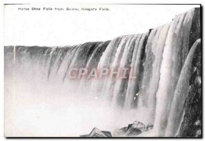 Postcard Old Horse Shoe Falls from Below Niagara Falls