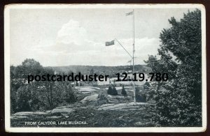 780 - LAKE MUSKOKA Ontario Postcard 1930s View from Calydor by Adams