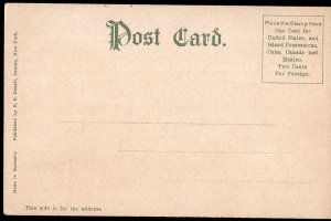 New York CANTON West Channel of Grasse River - Und/B - Vintage - 1907 in pen