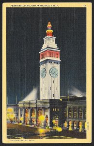 Ferry Building San Francisco California Used c1938