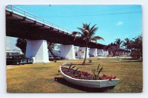 Seven Mile Bridge to  Key West From Pigeon Key Florida FL UNP Chrome Postcard N5