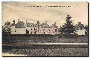 Old Postcard Ancenis Le Chateau De La Guere Caught In North