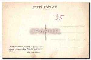 Old Postcard Combourg Chateau And I & # 39Etang