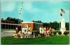 St Pius X Catholic High School Atlanta Georgia GA UNP Chrome Postcard I13