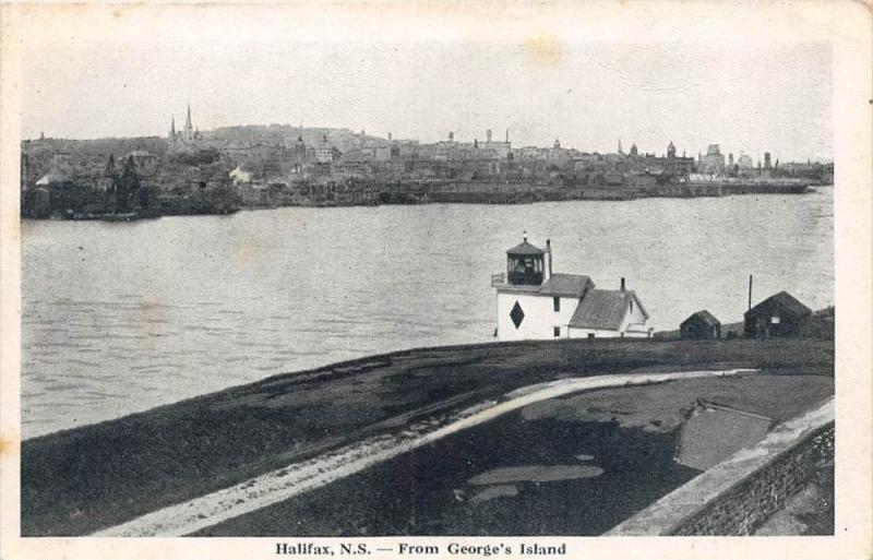 Aerial View of Halifax  from George's Island