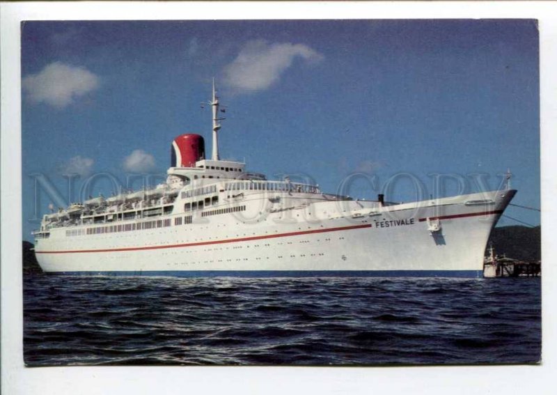 402000 PANAMA CARNIVAL Cruise Line ship Festival Old postcard