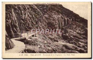 Old Postcard Brittany Picturesque Val Andre Promenade Lingouare Little Ponis