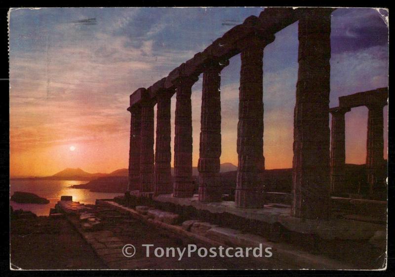 Sounion - Sunset from the Poseidon Temple