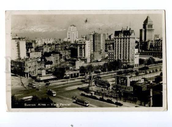 133034 ARGENTINA Buenos Aires Vista Parcial Vintage postcard