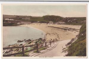 Cornwall; Swan Pool Beach, Falmouth PPC By Tuck, Unposted