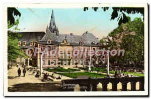 Old Postcard Grenoble Le Jardin De Ville