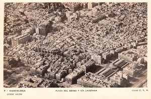 Plaza del Borne y Via Layetana Barcelona Spain Unused 