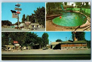 Lovelock Nevada NV Postcad Sturgeon's Inc Motel And Restaurant c1960's Vintage