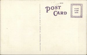 Stevens Point WI Plover Hills Beach Swimming Linen Postcard