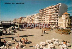 Postcard Modern Povoa de Varzim Portugal Esplanada do Carvalhido Avenida dos ...