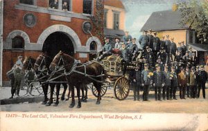 The Last Call, Volunteer Fire Department West Brighton, S.I. Fire Department ...