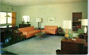 ST THOMAS, VI  2 Postcards YACHT HAVEN COTTAGES   c1950s Midcentury Modern Furn,