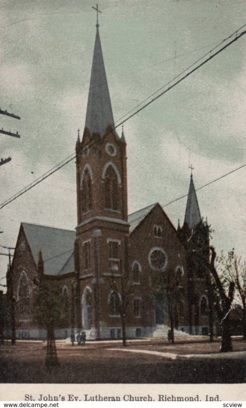RICHMOND, Indiana, 1910; St. John's Ev. Lutheran Church