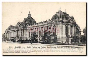 Postcard Old Paris 8th Petit Palais or Palace of Fine Arts in the City Paris