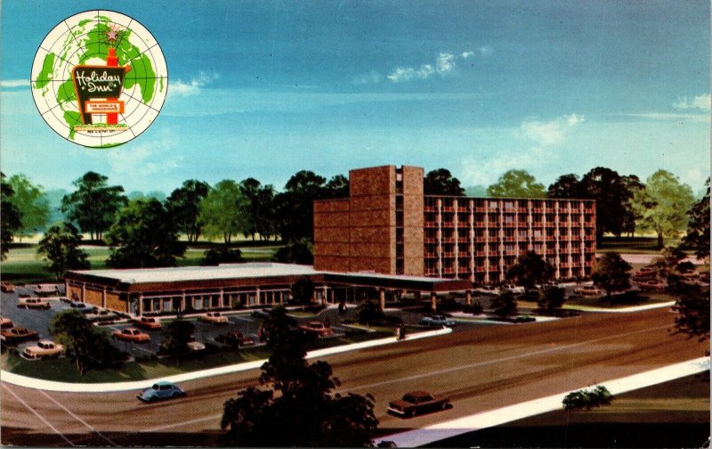 Holiday Inn Downtown Reading Pennsylvania PA Old Car VTG Postcard UNP Unused 