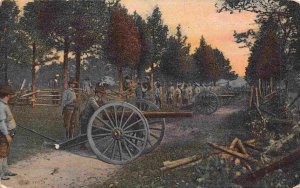 Artillery Battery Guns US Army 1911 postcard