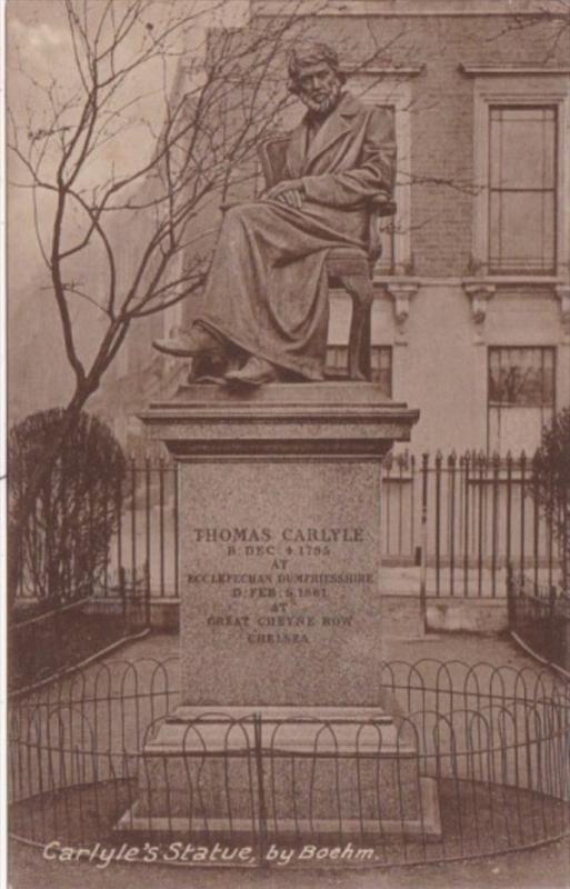 Thomas Carlyle Statue by Boehm