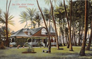 Honolulu Hawaii Sea Side Hotel Cottage Exterior Antique Postcard KK1992