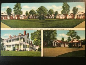 Vintage Postcard 1930-1945 Del Haven White House Cottage US Rt 1 Washington D.C.