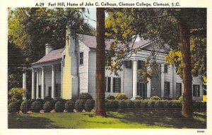 Clemson College Fort Hill, John C Calhoun Home Clemson, SC