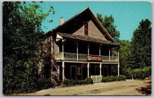 Eureka Springs Arkansas 1960s Postcard Hatchett Hall Carrie Nation