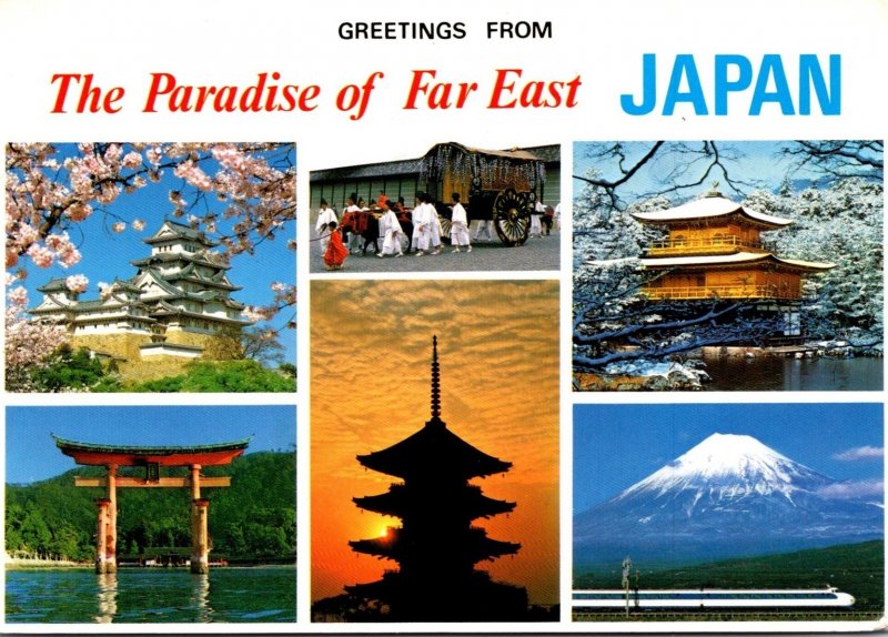 Japan Greetings From The Paradise Of The Far East Multi View1987