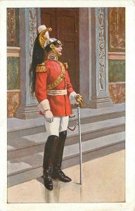 Postcard C-1910 Noble Guard Military Soldier Italy FR24-1866