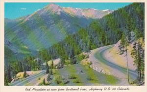 Colorado Red Mountain As Seen From Berthoud Pass