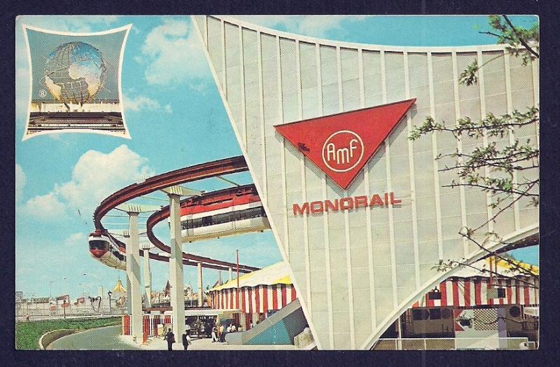 AMF Monorail New York Worlds Fair NY Used c1964