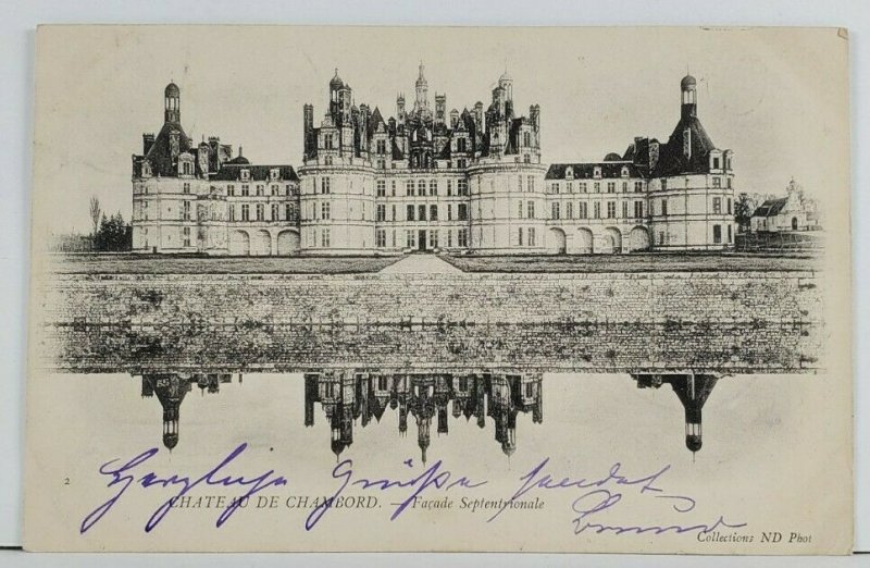 France Chateau De Chambord 1903 to Berlin Postcard Q1