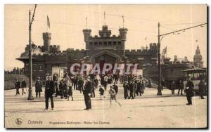 Modern Postcard Hippodrome Wellington Ostend Belgium Back races