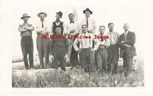 MT, Miles City, Montana, RPPC, Rodeo, Round Up, Cowboys, Range Riders, Photo