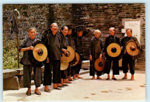 2 ~ 4 x 6 Postcards HONG KONG ~ KATHING WALLED CITY & Village Women